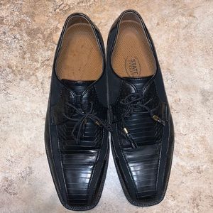 State street Black Men’s Dress Shoes